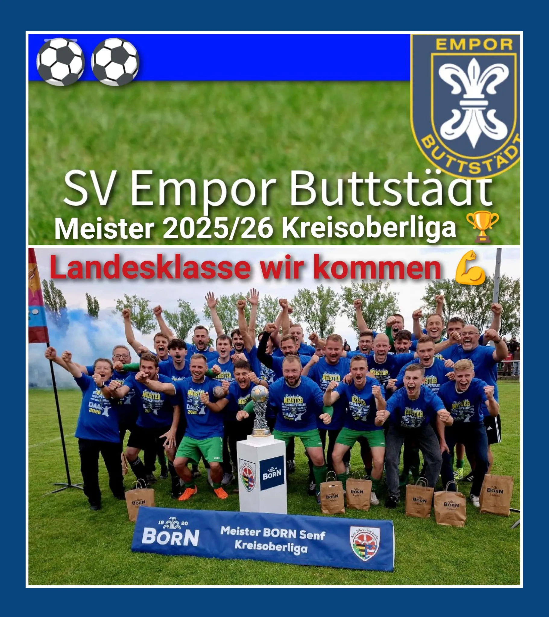 Buttstädt steigt in Landesklasse auf 🏆